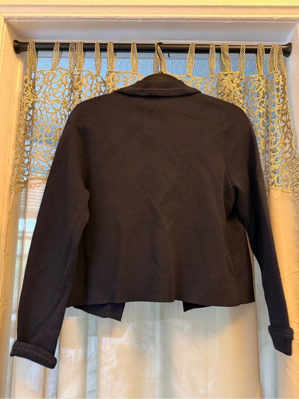 Sezane Betty Cardigan - Navy - Picture 3 of 5